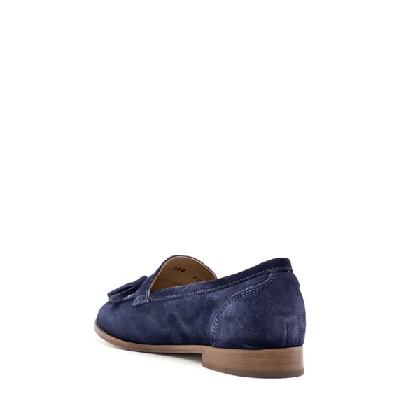 suede loafers with tassels